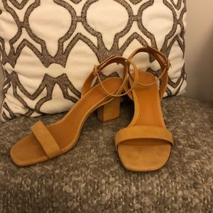 Mango Golden Yellow Sandals Size 39 (Euro size)